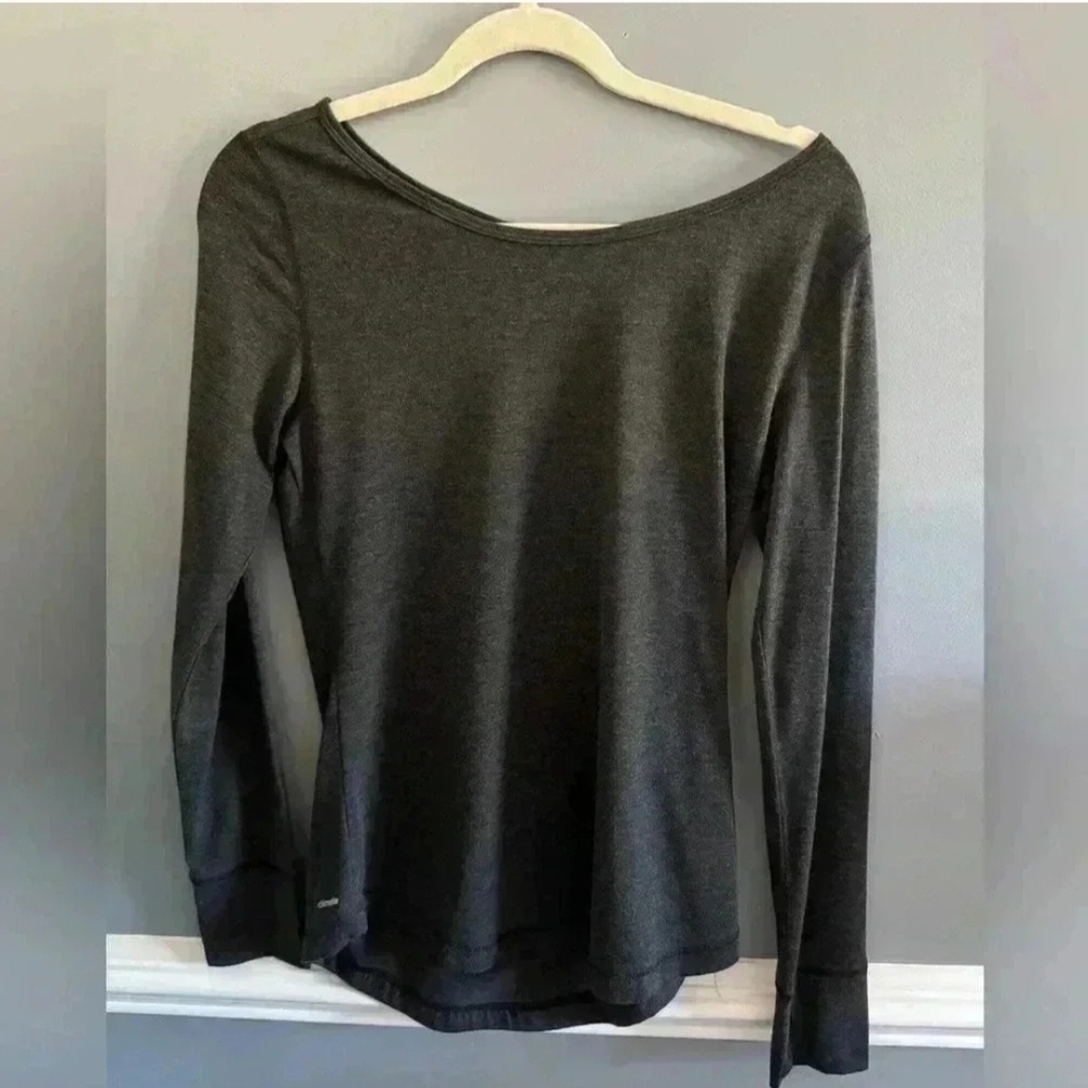 Adidas Charcoal Long Sleeve Women's Top
